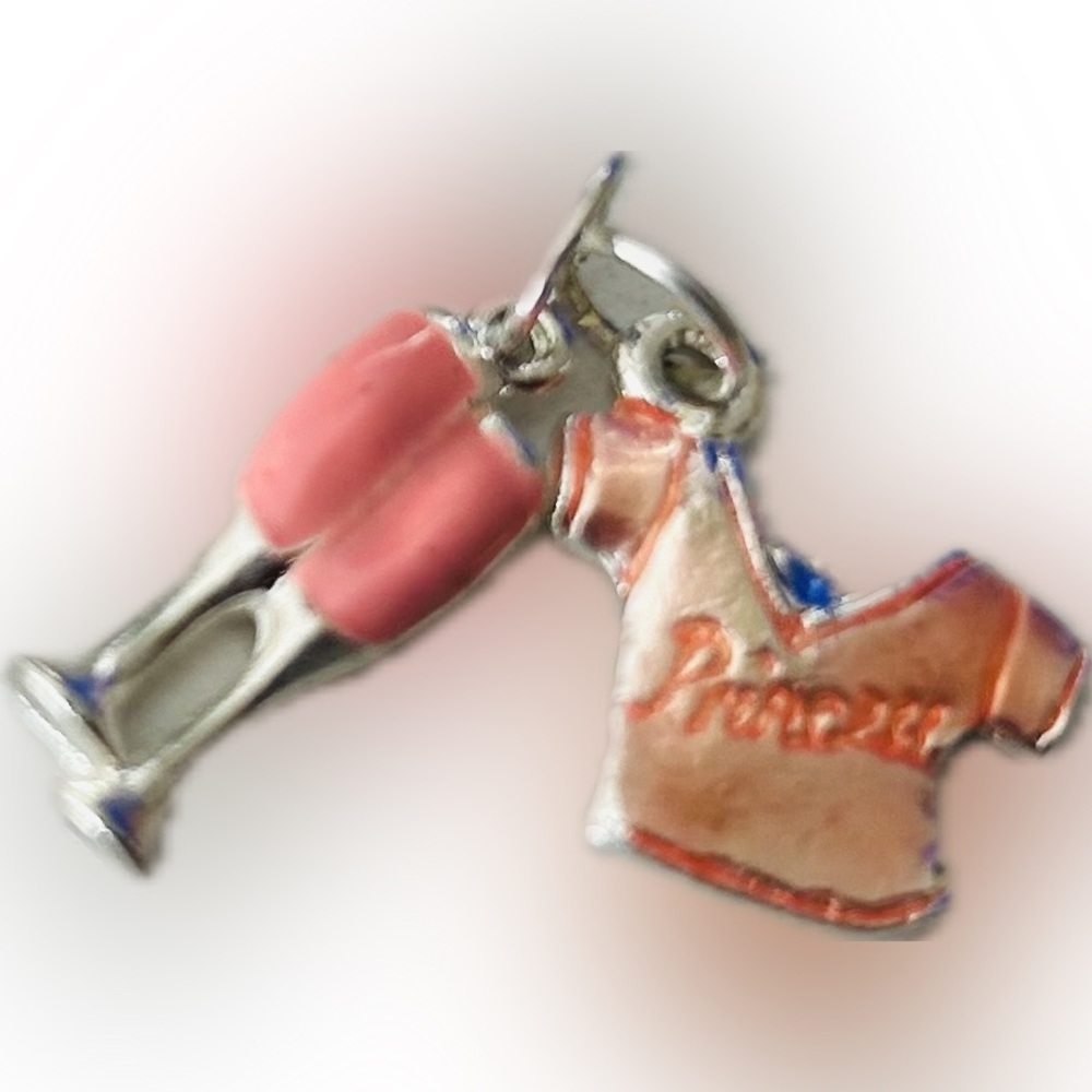 Vintage Charming Princess Shirt & Pink Wine Glass Charms Pendant Necklace